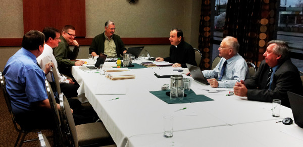 LCC's Council of Presidents discusses seminary recruitment in September, 2011.