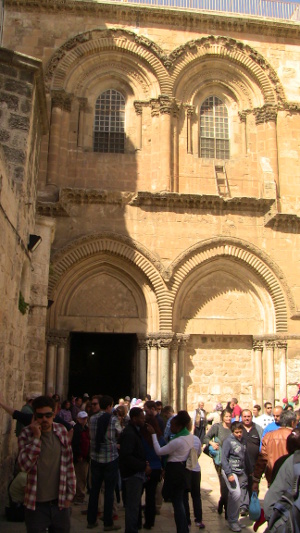 The Church of the Holy Sepulchre.