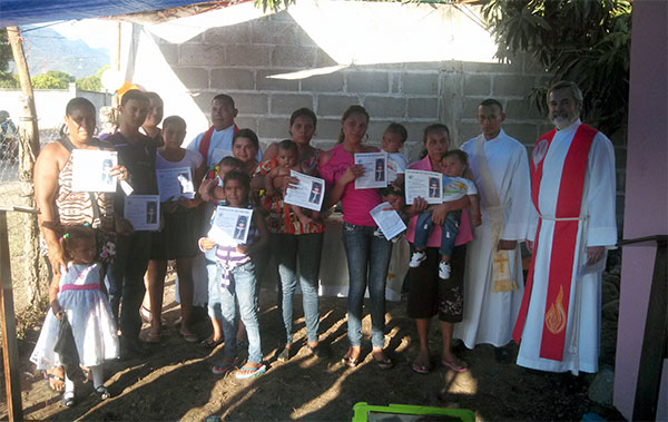 Eight children were baptized in Olanchito in May.