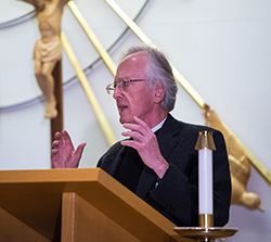 Rev. Dr. John Stephenson speaks at the Militant Secularism conference.