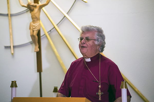 Bishop Donald Harvey (ACNA) speaks at the 2014 Militant Secularism conference in St. Catharines, Ontario.