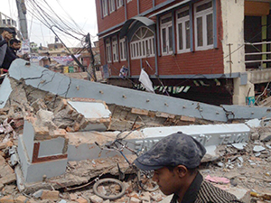 Nepal Earthquake 2015 aftermath. (Image: Krish Dulal, licensed under Creative Commons Attribution-Share Alike 4.0 International).