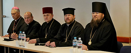 Ecumenical guests at the Eastern European Lutheran Bishops Conference. (Photo: Facebook page of the Evangelical Lutheran Cathedral of the Apostle Paul).