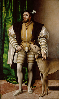 Emperor Charles V. (Painting by Jakob Seisenegger, 1532).