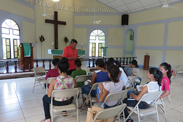 The chapel of the Mission Centre in Chinendega, seen during a recent study event.